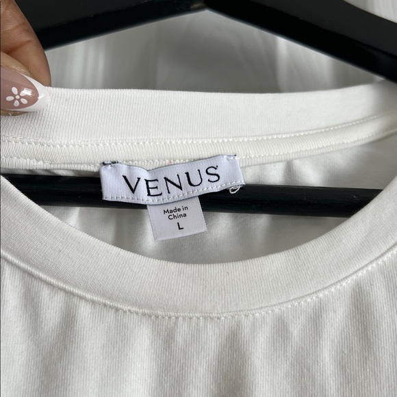 Venus Sequin Heart Striped T Shirt - Picture 7 of 10